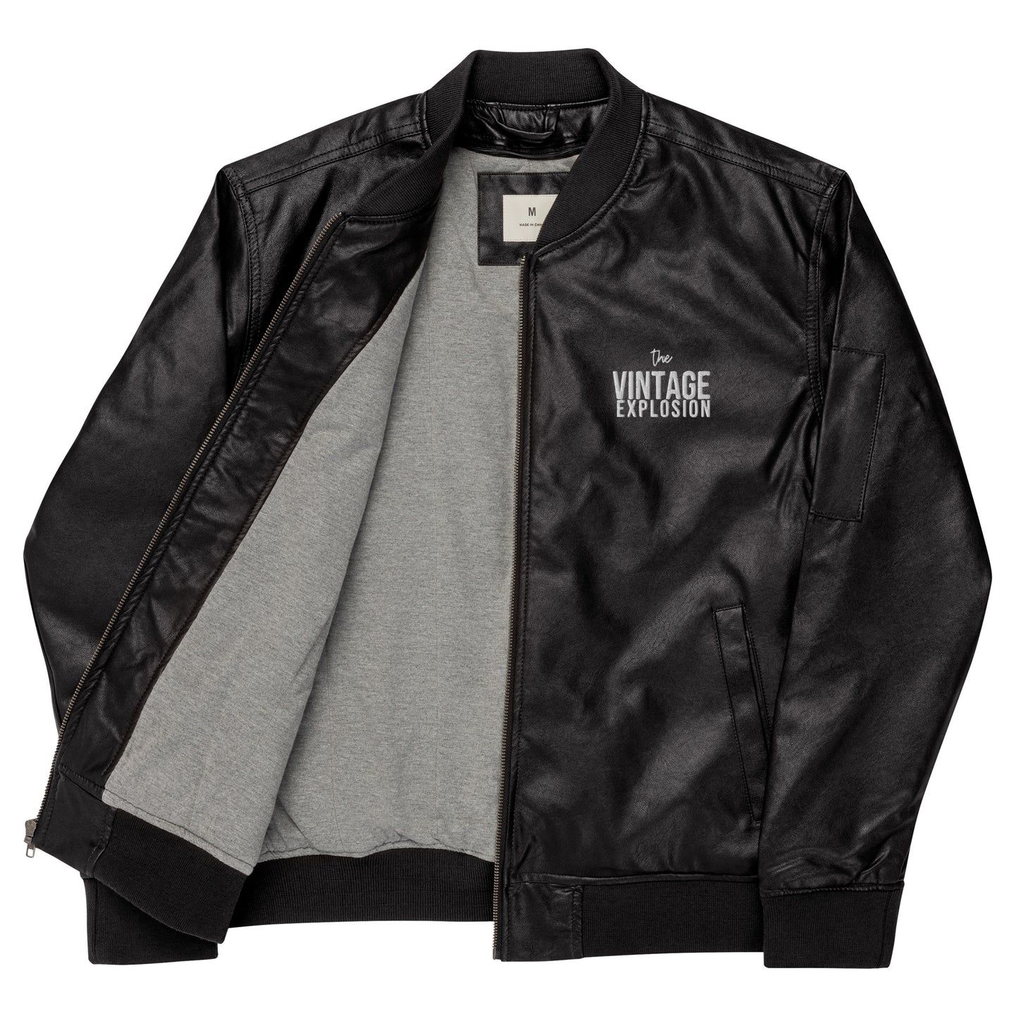 Limited Edition Leather Bomber Jacket
