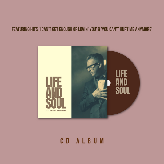 Pre-Order New Album LIFE AND SOUL CD (signed)