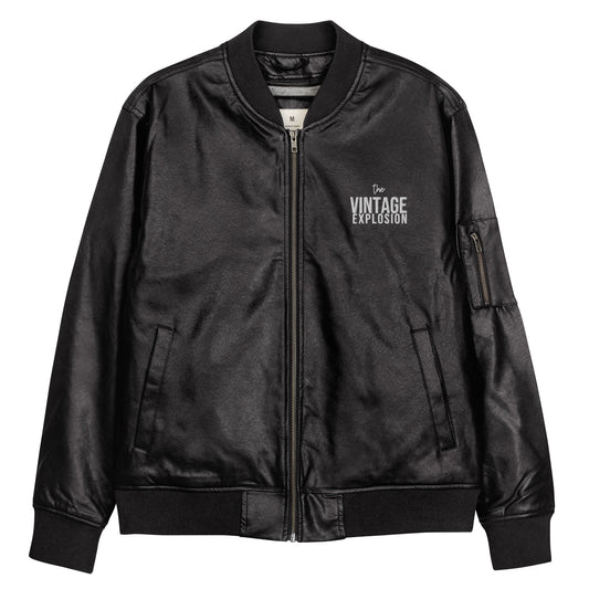 Limited Edition Leather Bomber Jacket